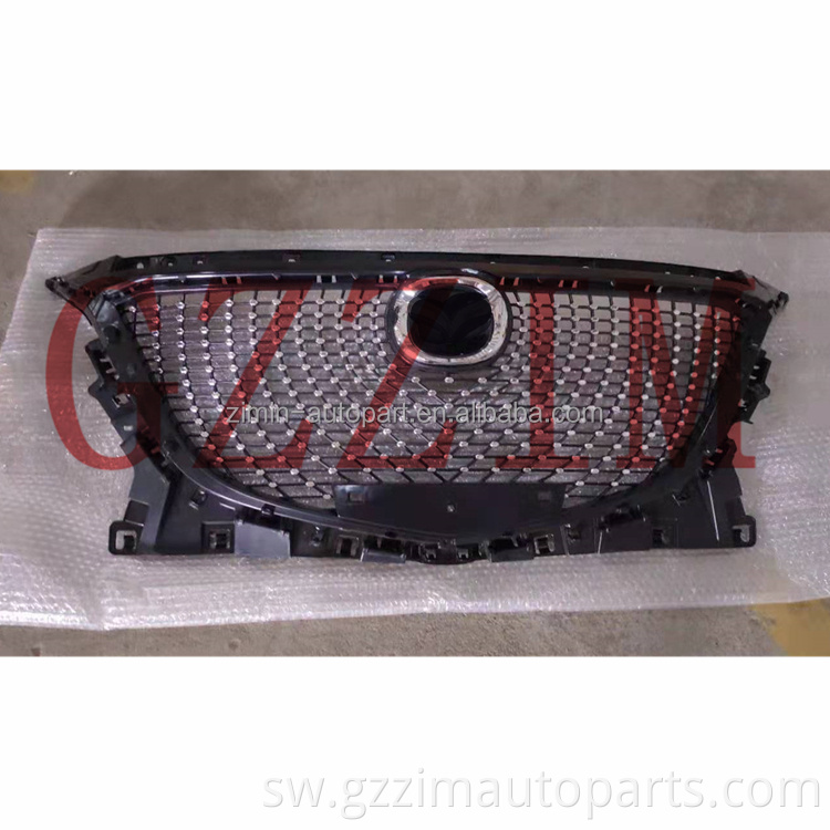 ABS Plastiki Diamond ncha mbele ya grill ya katikati kwa Mazda 3 2015-2017